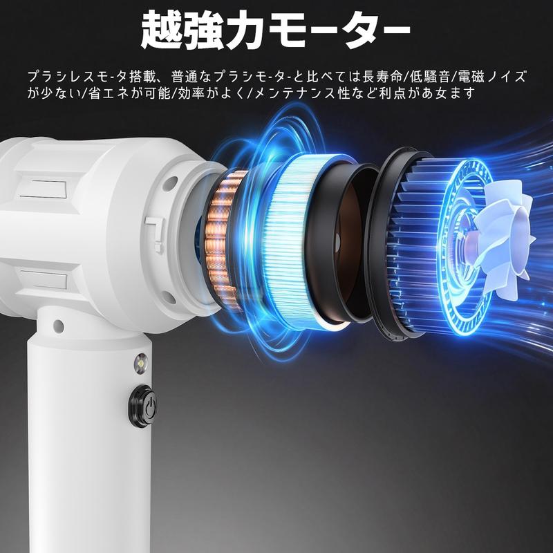 28000Pa超強力コードレスハンディクリーナー｜吸引＆送風2WAY多機能モデル